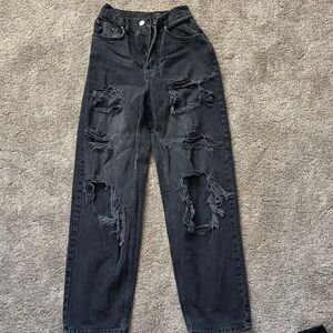 BDG Black Distressed Women Jeans